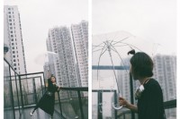 投稿作品No.3288 那天下雨，我们在香港的大街上拍照