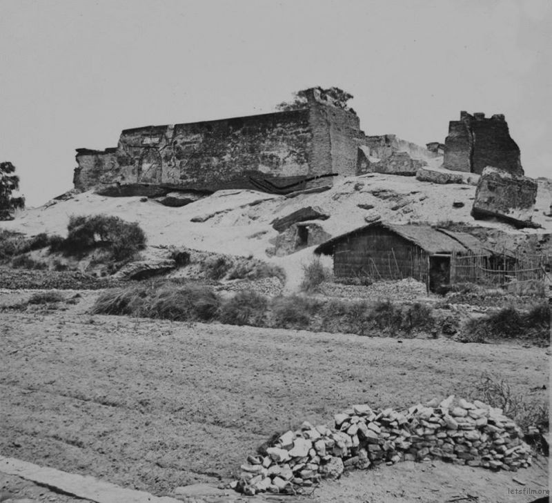 1871年的台湾热兰遮城，由约翰·汤姆生拍摄