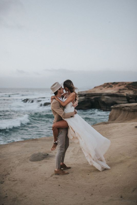 Sunset Cliffs, San Diego, California, United States by Garrett Burk Of Jonnie + Garrett Wedding Photographers