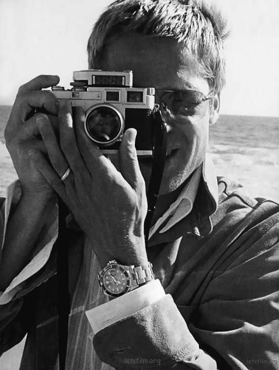 Brad Pitt with a Leica M3