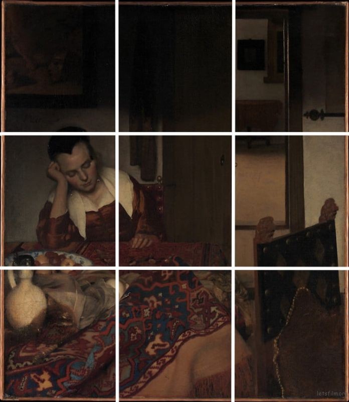 ‘A Maid Asleep' by Johannes Vermeer (ca. 1656–57)  