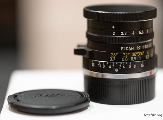 Leica Elcan 1 3/8 Inch 1:2 35mm f/2 prototype
