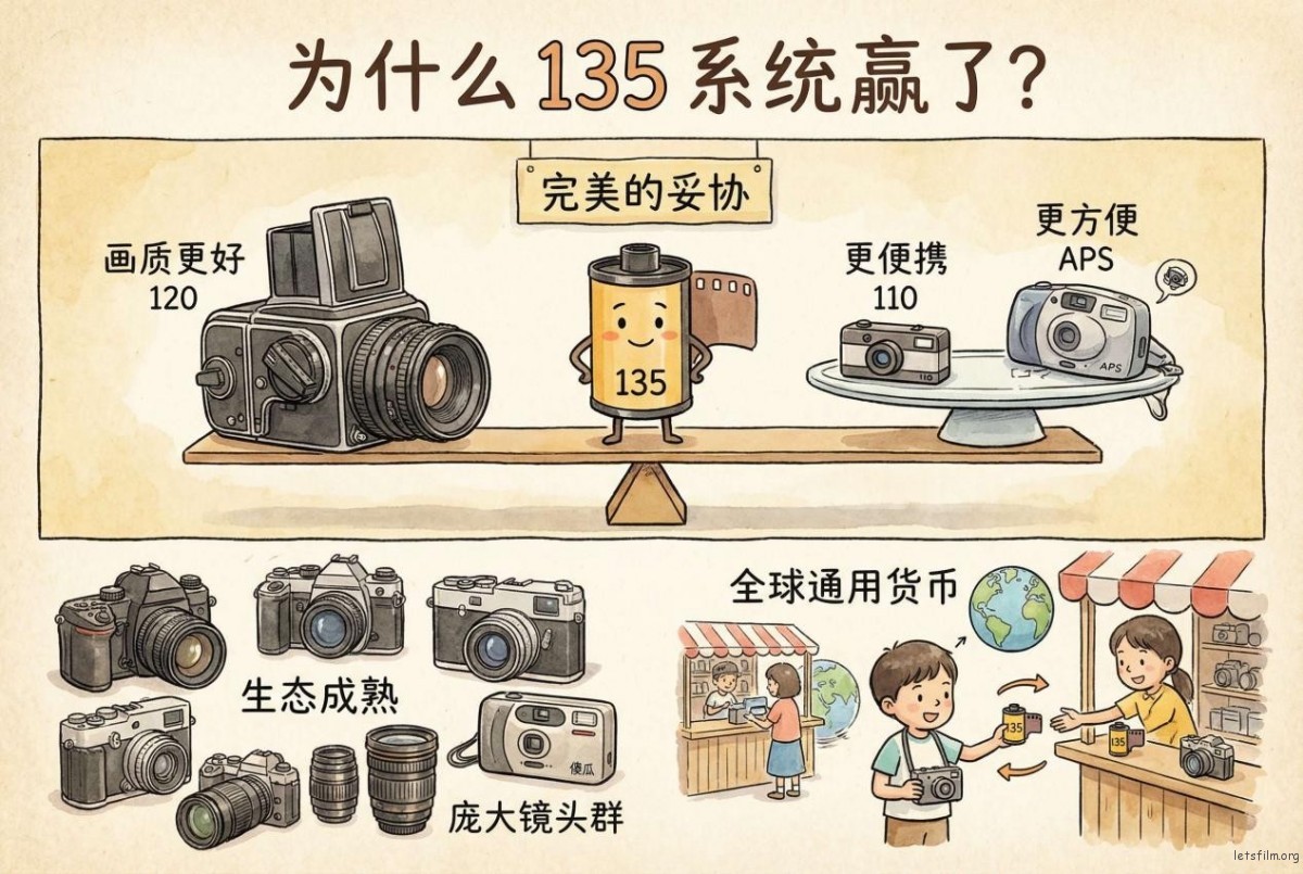 「胶片时光机」135 系统:摄影史上最伟大的“惯性” | 胶片的味道 图片 5